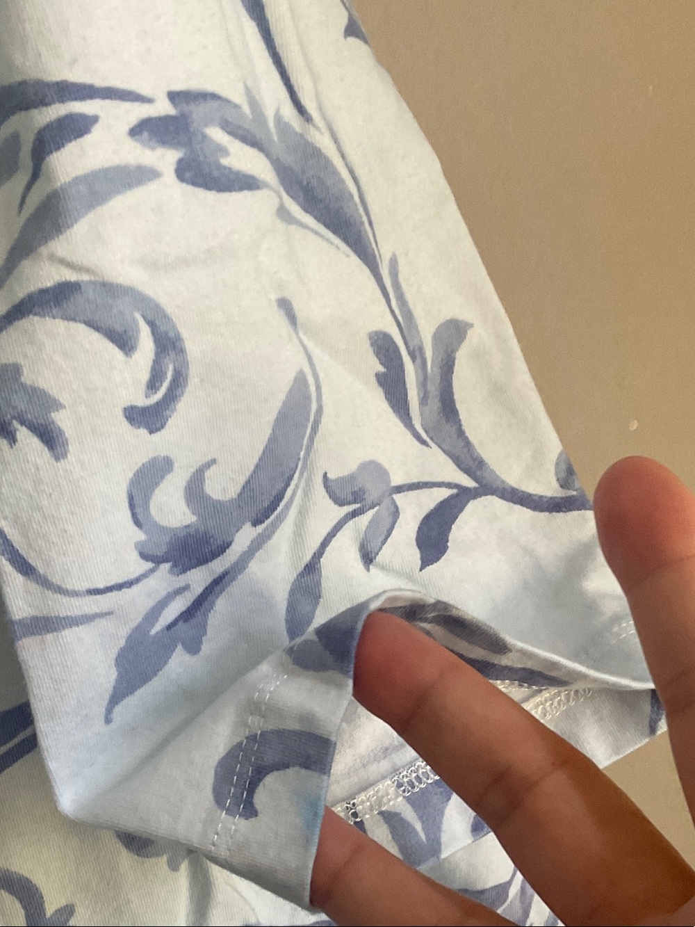 Alfred Dunner White Tunic with Vibrant Blue Peacock Design - Picture 5 of 8